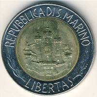 () Монета Сан-Марино 1984 год 500  ""   Биметалл  UNC