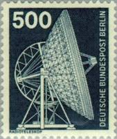 (1976-002) Марка Германия (ФРГ) "Радиотелескоп"    Промышленность и техника III Θ