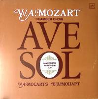 Пластинка виниловая В.А. Моцарт Камерный хор Ave Sol Мелодия 300 мм. Near mint
