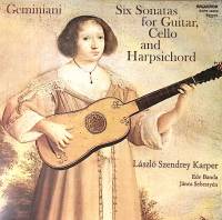 Пластинка виниловая Geminiani Six sonatas for guitar cello harpsichord Hungaroton 300 мм. Near mint