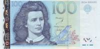 (2007) Банкнота Эстония 2007 год 100 крон "Лидия Койдула"   XF