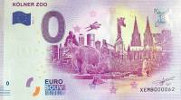 (2017) Банкнота Европа 2017 год 0 евро "Зоопарк Кёльна"   UNC