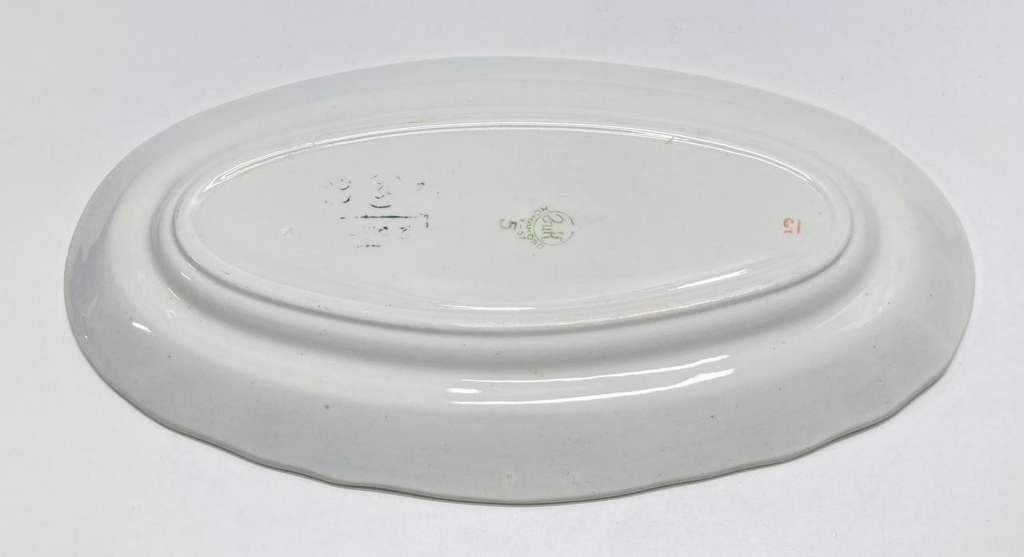 Блюдо овальное, ЗИК Конаково, 1957 год, СССР