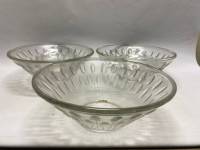 Салатник круглый стекло 3 шт в наборе