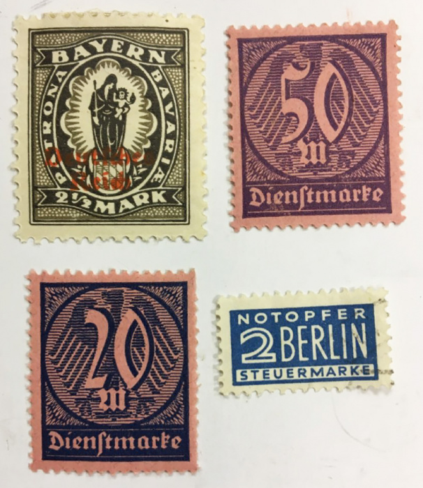 (--) Набор марок Бавария &quot;4 шт.&quot;  Негашеные  , II O