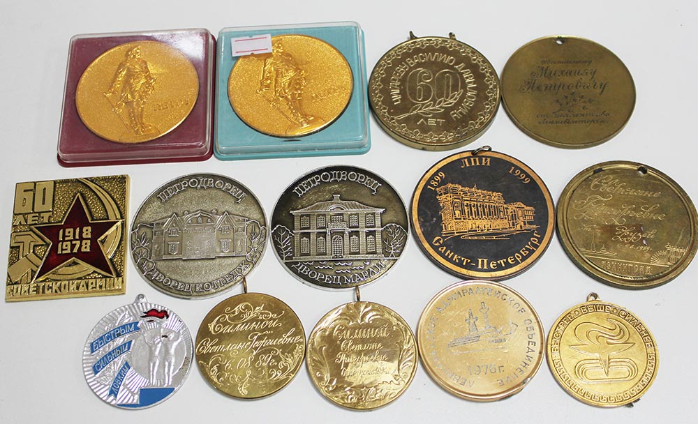 Набор памятных сувенирных медалей СССР, см. фото