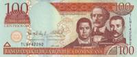 (№2009P-177b) Банкнота Доминиканская Республика 2009 год "100 Pesos Oro"
