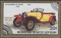 (1986-081) Марка Монголия "Альфа Ромео, 1922"    Старинные автомобили III O