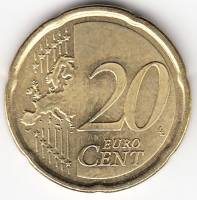 (2011) Монета Германия (ФРГ) 2011 год 20 центов  2. Новая карта ЕС. Двор F Северное золото  VF