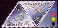 (№2003-1020) Лист марок Кипр 2003 год "Eleonorae Eleonora039s Сокол Фалко ", Гашеный