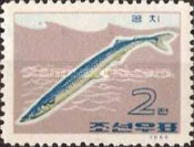 (1966-026) Марка Северная Корея "Сайра"   Промысловые рыбы II Θ