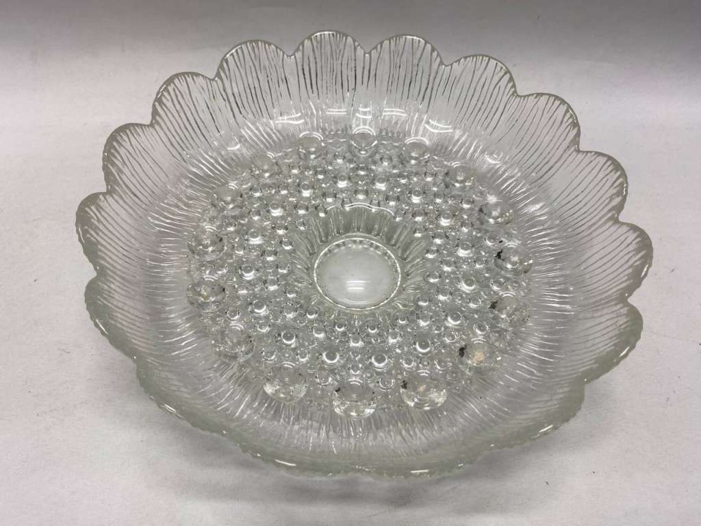 Салатник конфетница 28 см хрусталь, стекло