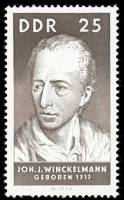 (1967-052) Марка Германия (ГДР) "Иоганн Дж. Винкельманн"    Известные личности II Θ