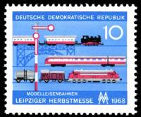 (1968-067) Марка Германия (ГДР) "Транспорт"    Ярмарка, Лейпциг II Θ