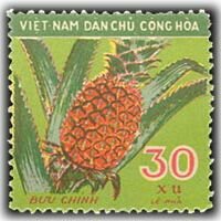 (№1959-023) Марка из набора Вьетнам 1959 год "Плоды" ( III O )