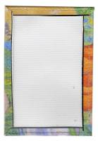 Обложка для проездного (Полимер) Принт "Картина маслом "Девочка с ярко-рыжими волосами с вишенками в