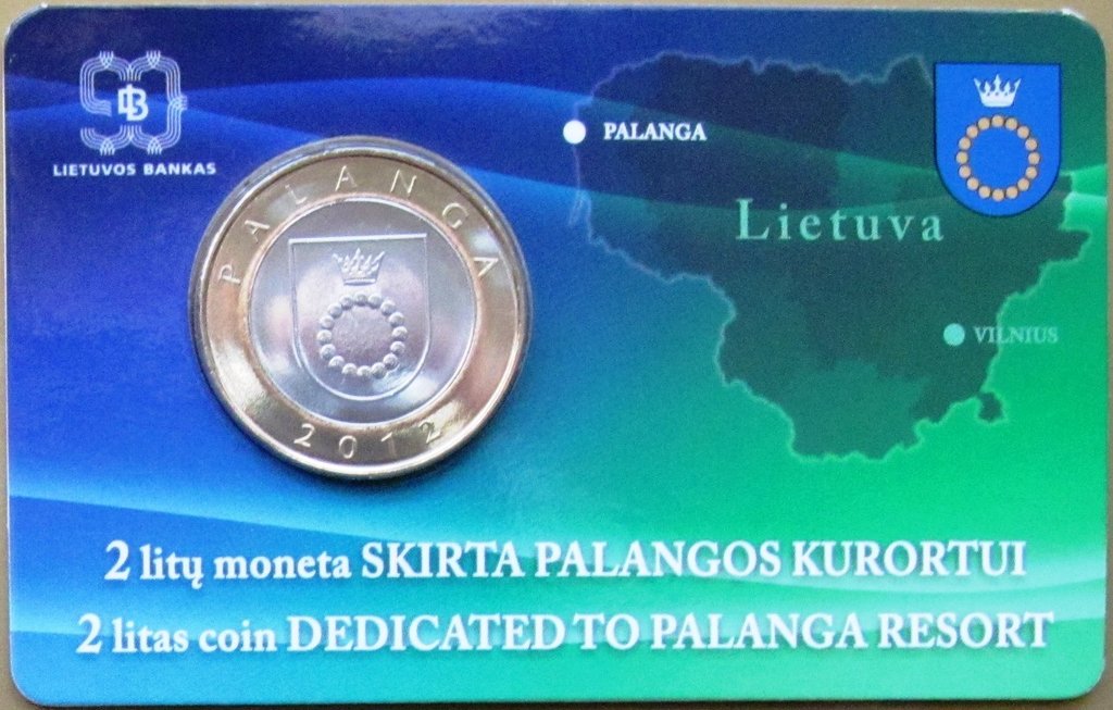 () Монета Литва 2012 год 2  &quot;&quot;    AU