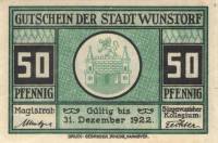 (№2017) Банкнота Германия (Без даты) 50 Pfennig"