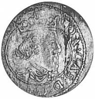 (№1652km42) Монета Литва 1652 год 1 Grosz