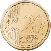 (2019) Монета Литва 2019 год 20 евроцентов   Скандинавский сплав (Cu - 89%, Al - 5%, Zn - 5%, Sn - 1