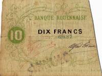 (№1871P-S189) Банкнота Франция 1871 год "10 Francs"