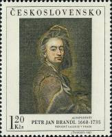 (1967-080) Марка Чехословакия "Автопортрет"    Произведения искусства из национальных галерей III Θ