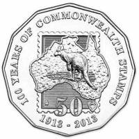 () Монета Австралия 2013 год 50 центов ""  Медь-Никель  PROOF