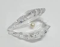 Сувенир "Жемчужина в раковине", 3,5*2,5 см, хрусталь Asfour, Египет, новый