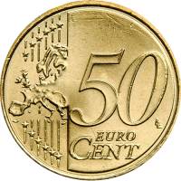 (2010) Монета Германия 2010 год 50 центов  2. Новая карта ЕС. Двор J  UNC