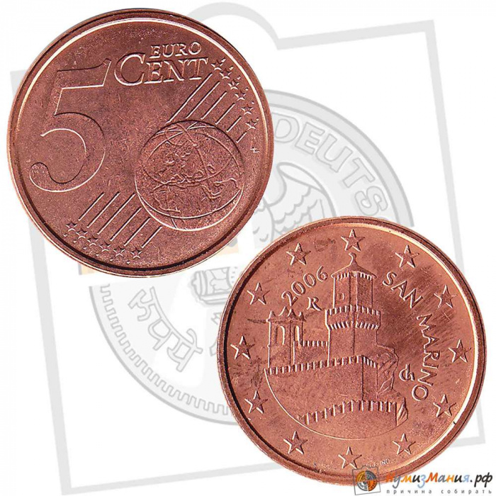 () Монета Сан-Марино 2006 год   &quot;&quot;     UNC