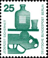 (1971-032) Марка Германия (ФРГ) "Пьянство за рулем"    Несчастный случай III O