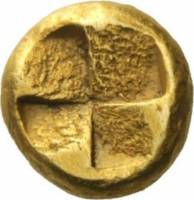 (№1970) Монета Древняя Греция 1970 год 1/6 Stater