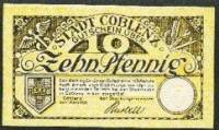 (№1920) Банкнота Германия 1920 год "10 Pfennig"
