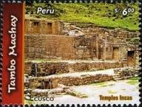 (№2007-2170) Марка Перу 2007 год "Храмы Инков Тамбо-Мачай", Гашеная
