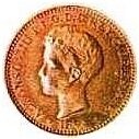 (№1894kmPn18) Монета Филиппины 1894 год 1 Centavo