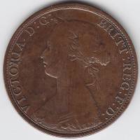 () Монета Великобритания 1864 год   ""     VF