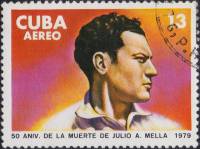 (1979-004) Марка Куба "Хулио А. Мельи"    50 лет со дня смерти Хулио А. Мельи III O