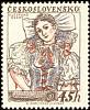(1957-054) Марка Чехословакия "Пльзень, Богемия" ,  III Θ
