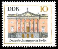 (1969-002) Марка Германия (ГДР) "Опера, Берлин"    Архитектура II Θ