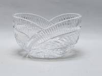 Салатник хрусталь СССР овальный 20 х12 х12 см
