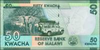 (,) Банкнота Малави 2016 год 50 квача "Филипп Гомани II"   UNC