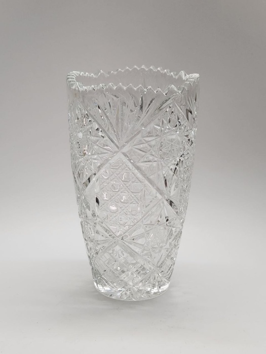 Ваза хрусталь для букетов СССР высота 23 см