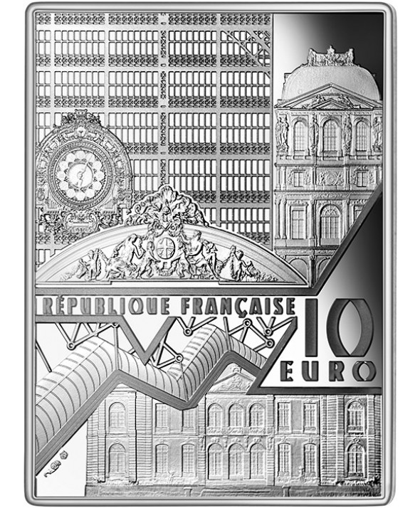 (2020) Монета Франция 2020 год 10 евро &quot;Винсент Ван Гог&quot;  Серебро Ag 900  PROOF