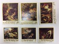 --  Набор марок Румыния 6 шт.  Гашёные , II Θ