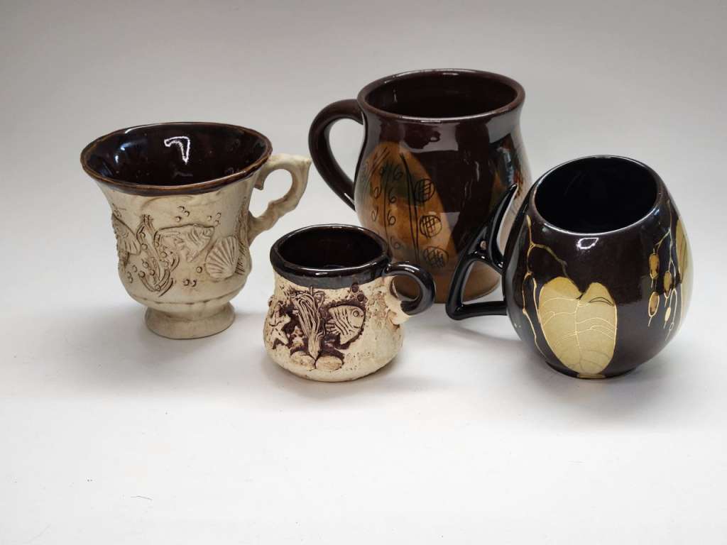 Чашки кружки чайные кофейные керамика 4 шт