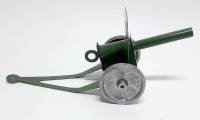 Металлическая игрушка "Пушка, рабочий механизм, металл, СССР(сост. отл)