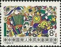 (№1988-2163) Марка Китай 1988 год "Развитие сельского хозяйства", Гашеная