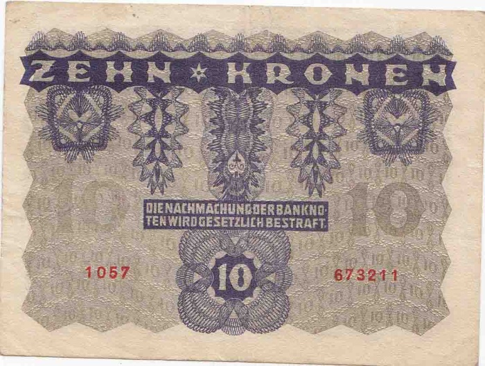 () Банкнота Австрия 1922 год   &quot;&quot;   VF