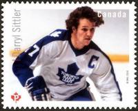 Марка из набора Канада 2016 год "Дэррил Sittler", Гашеная