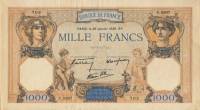() Банкнота Франция 1939 год 1 000  ""   UNC